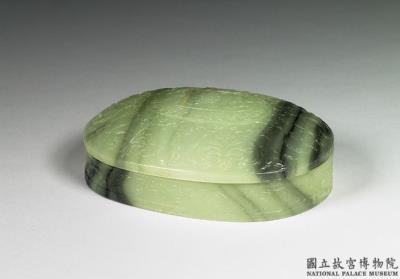 图片[2]-Jade oval box, Mughal Empire-China Archive